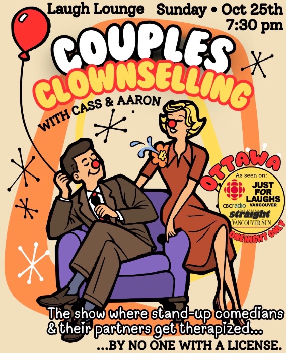 Couples Clownselling poster