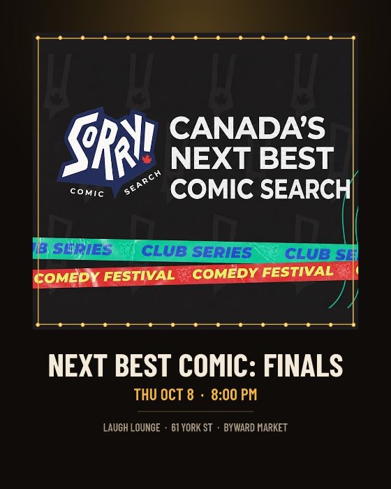 Canada's Next Best Comic: Finals poster