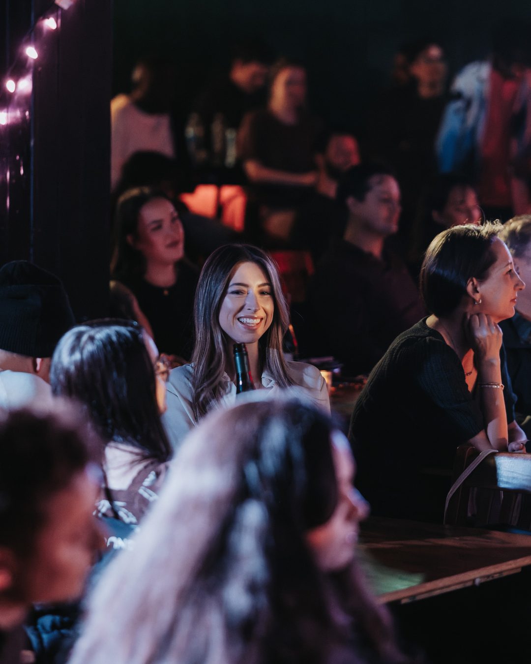 The crowd at Laugh Lounge on a show night